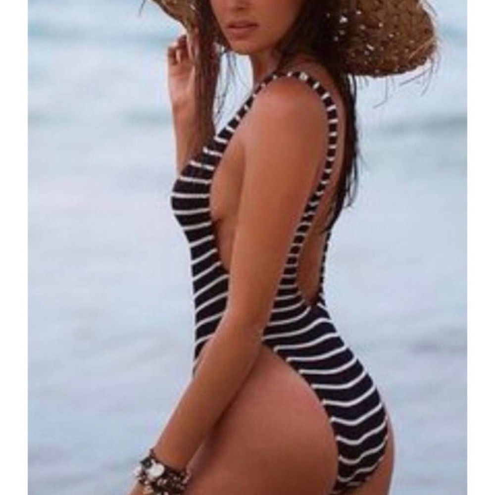 Nasty Gal Between the Lines Black & White Stripes